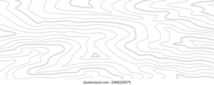 Topographischer Konturhintergrund. Konturlinien im Hintergrund. Hintergrund einer topographischen Karte. Abstrakter wellenförmiger Hintergrund. Konturkartenhintergrund.