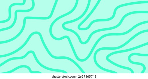 Topographic contour line pattern design