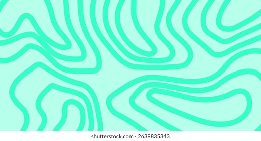 Topographic contour line pattern design