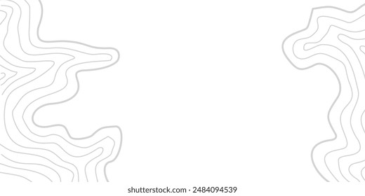 topographic contour lines background. Topographic map contour background. abstract wavy background. outdoor theme wavy abstract line.