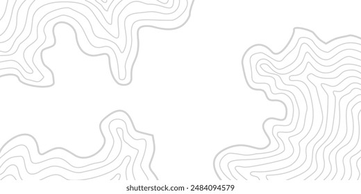 Hintergrund für topographische Konturlinien. Topographischer Kartenkonturhintergrund. Abstrakter wellenförmiger Hintergrund. Wellenförmige abstrakte Linie des Outdoor-Designs.