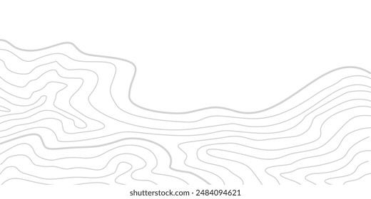 fondo de líneas de contorno topográfico. Mapa topográfico contorno de fondo. fondo ondulado abstracto. tema exterior línea abstracta ondulado.
