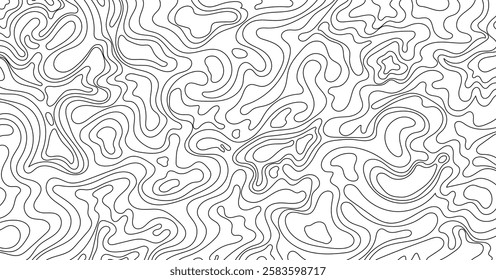 Topographic contour map background, geology, geography, suitable for mapping needs