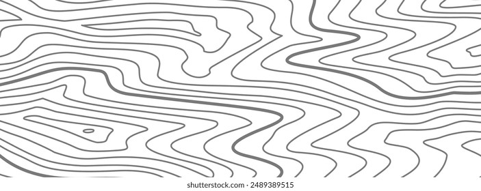 Topographic contour map background. Contour background. Topographic map pattern background. Abstract wavy lines background.