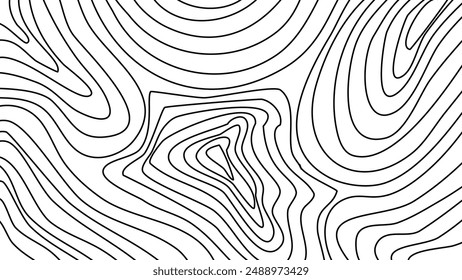 Topographic contour map grid background