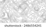 Topographic contour map. Topography and geography map grid abstract background. similar cartography illustration  