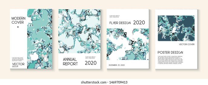 Topographic Fluid Liquid Paint Vector Cover. Vintage Earth Day Ecology Poster. Corporate Identity, Scientific Journal Template. Water Ecology Blue Winter Report. Topographic Fluid Vector Cover