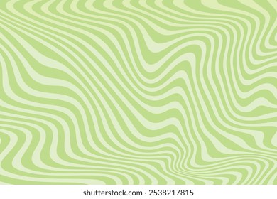 Topografia linha arte Pastel fundo verde. Ilustração de Vetor de Design de Efeito de Ilusão Estética.