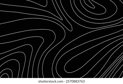 topographic line contour background, geographic grid stock vector illustration. eps10