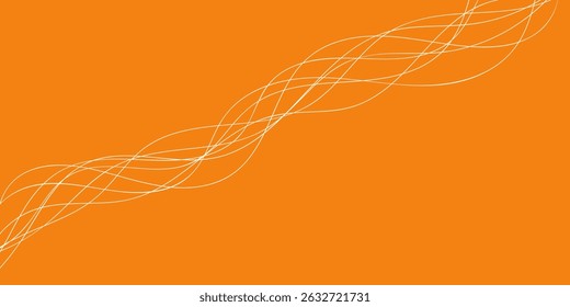 Plano de fundo do contorno da linha topográfica, faixa vertical do padrão de mapa geográfico da grade topográfica com espaço de cópia, ilustração vetorial de estoque abstrato para postagem de mídia social
