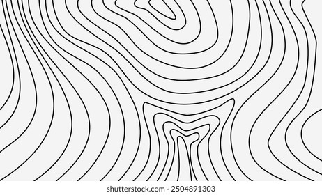 Fondo de mapa de contorno de línea topográfica