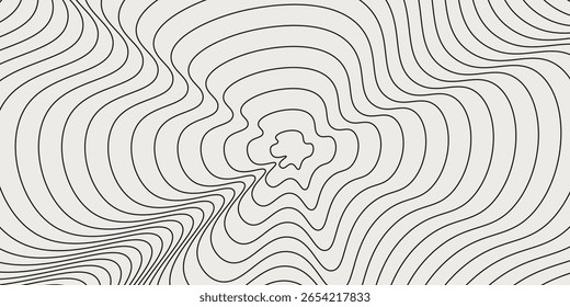 topographic line contour map background, geographic grid map