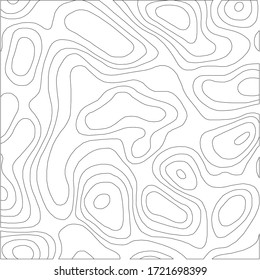 Topographisches Zeilenmuster auf Schwarz-Weiß