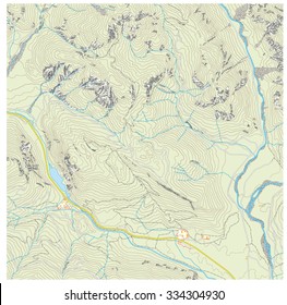 topographic map