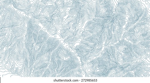 Topographic Map Abstract