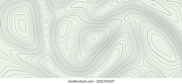 Topographic map. Abstract background of curved lines. Mountains. Vector illustration