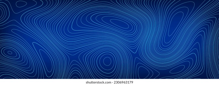 Topographic map. Abstract background of curved lines. Mountains. Vector illustration