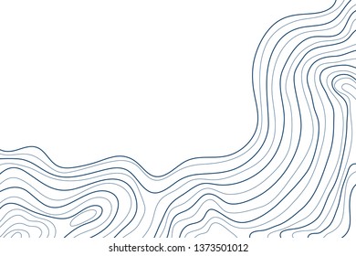 topographic map ,abstract height lines on background ,vector