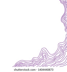 topographic map, abstract height lines , on white background , vector