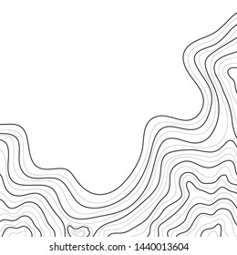 topographic map , abstract height lines vector