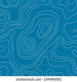 Topographic Map Abstract Height Lines On Stock Vector (Royalty Free ...