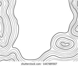 topographic map , abstract, line height, on a white background vector