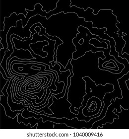 Topographic map background concept with space for your copy. Line topography map contour background , geographic grid abstract vector illustration. Vector illustration.