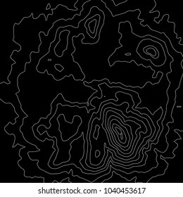 Topographic map background concept with space for your copy. Line topography map contour background , geographic grid abstract vector illustration. Vector illustration.