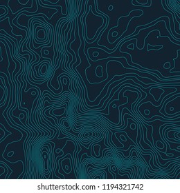 Topographic map background concept with space for your copy. Topography lines art contour , mountain hiking trail , Shape vector design. Computer generated .