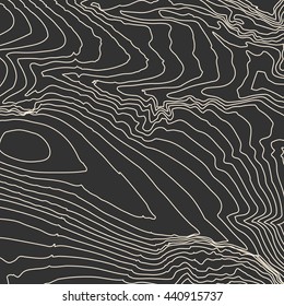 Topographic map background concept with space for your copy. Topo contour map background, vector illustration