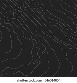 Topographic map background concept with space for your copy.Vector abstract illustration.Geography concept.