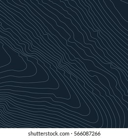 Topographic map background concept with space for your copy.Vector abstract illustration.Geography concept.