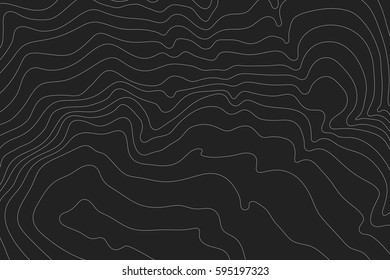 Topographic map background concept with space for your copy.Vector abstract illustration.Geography concept.