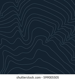 Topographic map background concept with space for your copy.Vector abstract illustration.Geography concept.