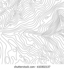 Topographic Map Background Concept Space Your Stock Vector (Royalty ...