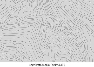 Topographic map background concept with space for your copy.Vector abstract illustration.Geography concept.