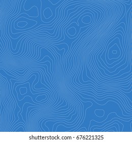 Topographic map background concept with space for your copy.Vector abstract illustration.Geography concept.