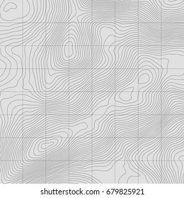 Topographic map background concept with space for your copy.Vector abstract illustration.Geography concept.