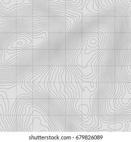 Topographic map background concept with space for your copy.Vector abstract illustration.Geography concept.