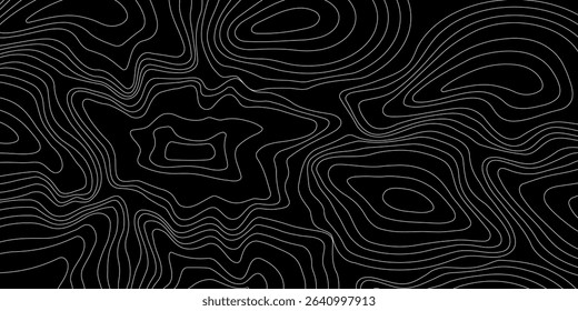 Topographic map background concept. Topo contour map. Rendering abstract illustration. Vector abstract illustration. Geography concept. paper texture design .