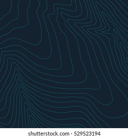 Topographic map background concept.Vector abstract illustration.