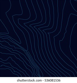 Topographic map background concept.Vector abstract illustration.Geography concept.