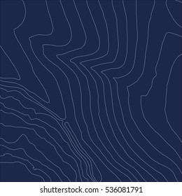 Topographic map background concept.Vector abstract illustration.Geography concept.