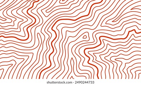 Topographic map background. Topographic contour map background. Contour line. Abstract wavy lines background. Background with topographic contours.