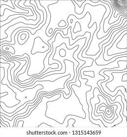 Topographic map background. Geographic World Topography map grid abstract vector illustration. Topo map with elevation.