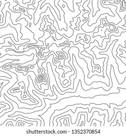 Topographic map background. Geographic World Topography map grid abstract vector illustration. Topo map with elevation.