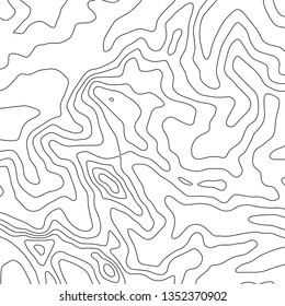 Topographic map background. Geographic World Topography map grid abstract vector illustration. Topo map with elevation.