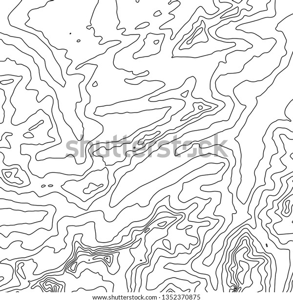 Topographic Map Background Geographic World Topography Stock Vector 