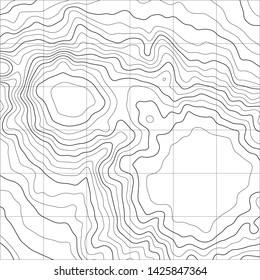 Topographic Map Background Grid Map Abstract Stock Vector (Royalty Free ...