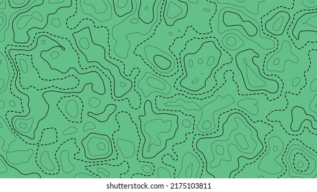 Topographic map background. Grid map. Abstract vector illustration.